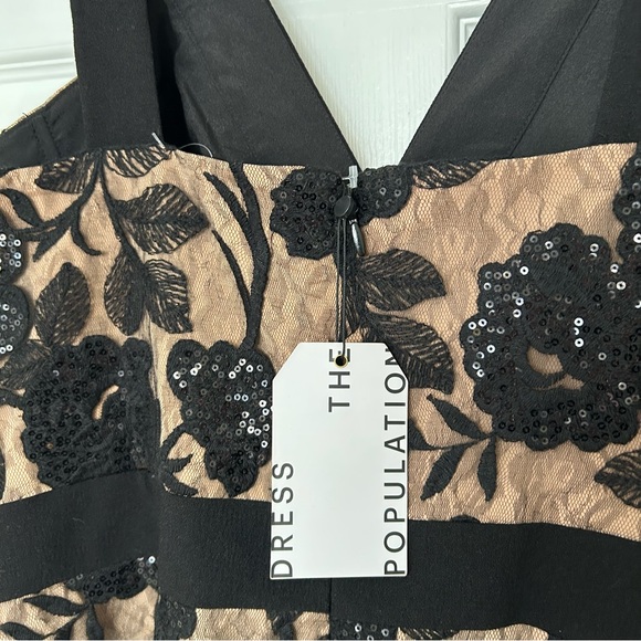 Dress the Population Aspen Floral Lace Midi Dress - Picture 7 of 14